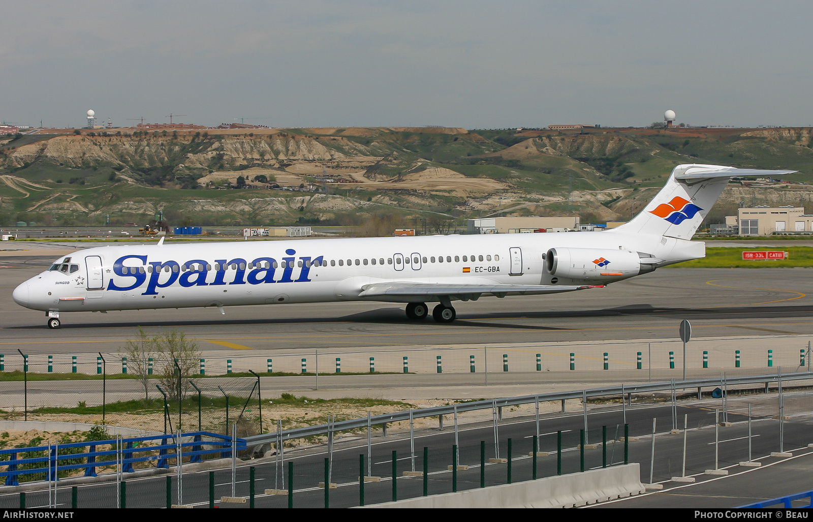 Aircraft Photo of EC-GBA | McDonnell Douglas MD-83 (DC-9-83) | Spanair | AirHistory.net #640079