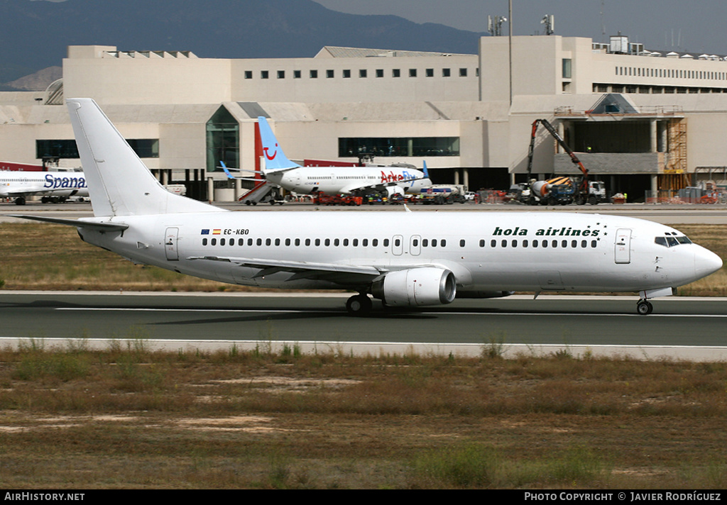 Aircraft Photo of EC-KBO | Boeing 737-4Y0 | Hola Airlines | AirHistory.net #640085