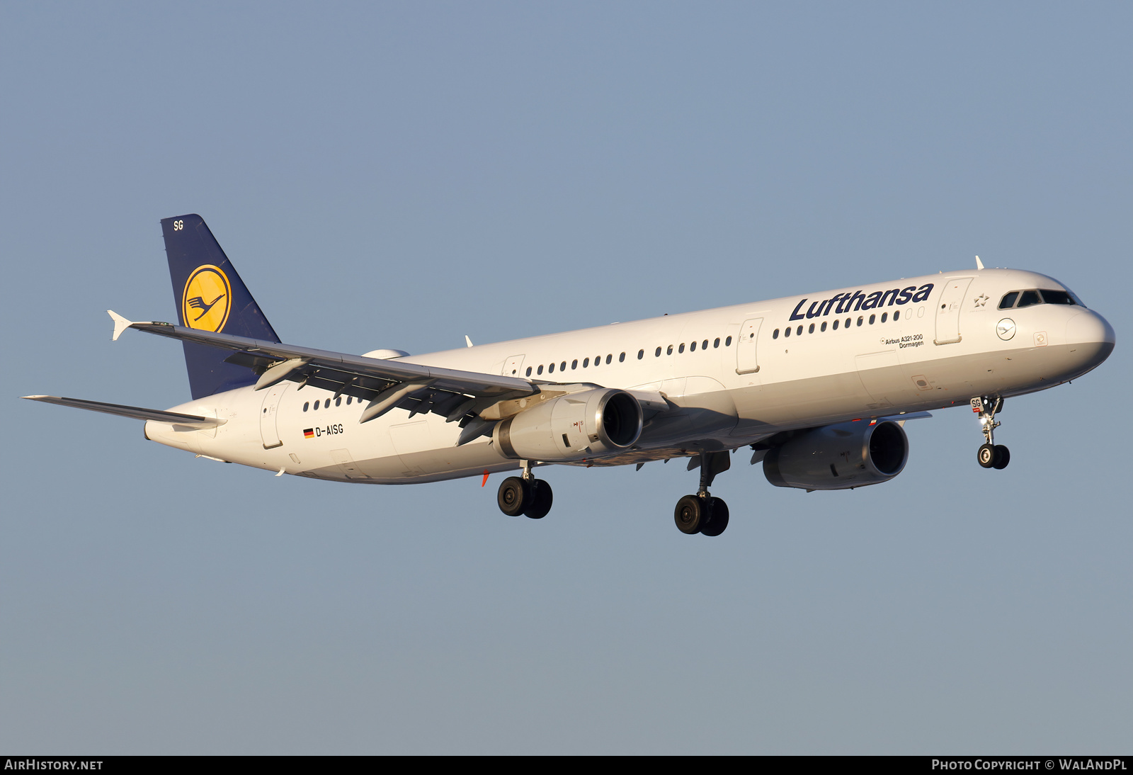 Aircraft Photo of D-AISG | Airbus A321-231 | Lufthansa | AirHistory.net #640088