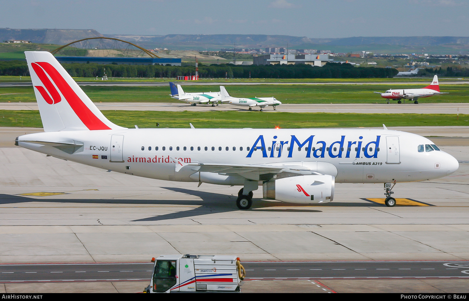Aircraft Photo of EC-JQU | Airbus A319-132 | Air Madrid | AirHistory.net #640094