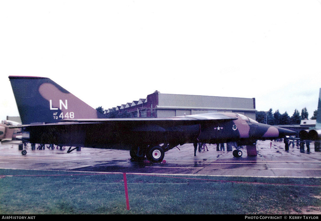 Aircraft Photo of 72-1448 / AF72-448 | General Dynamics F-111F Aardvark | USA - Air Force | AirHistory.net #640099