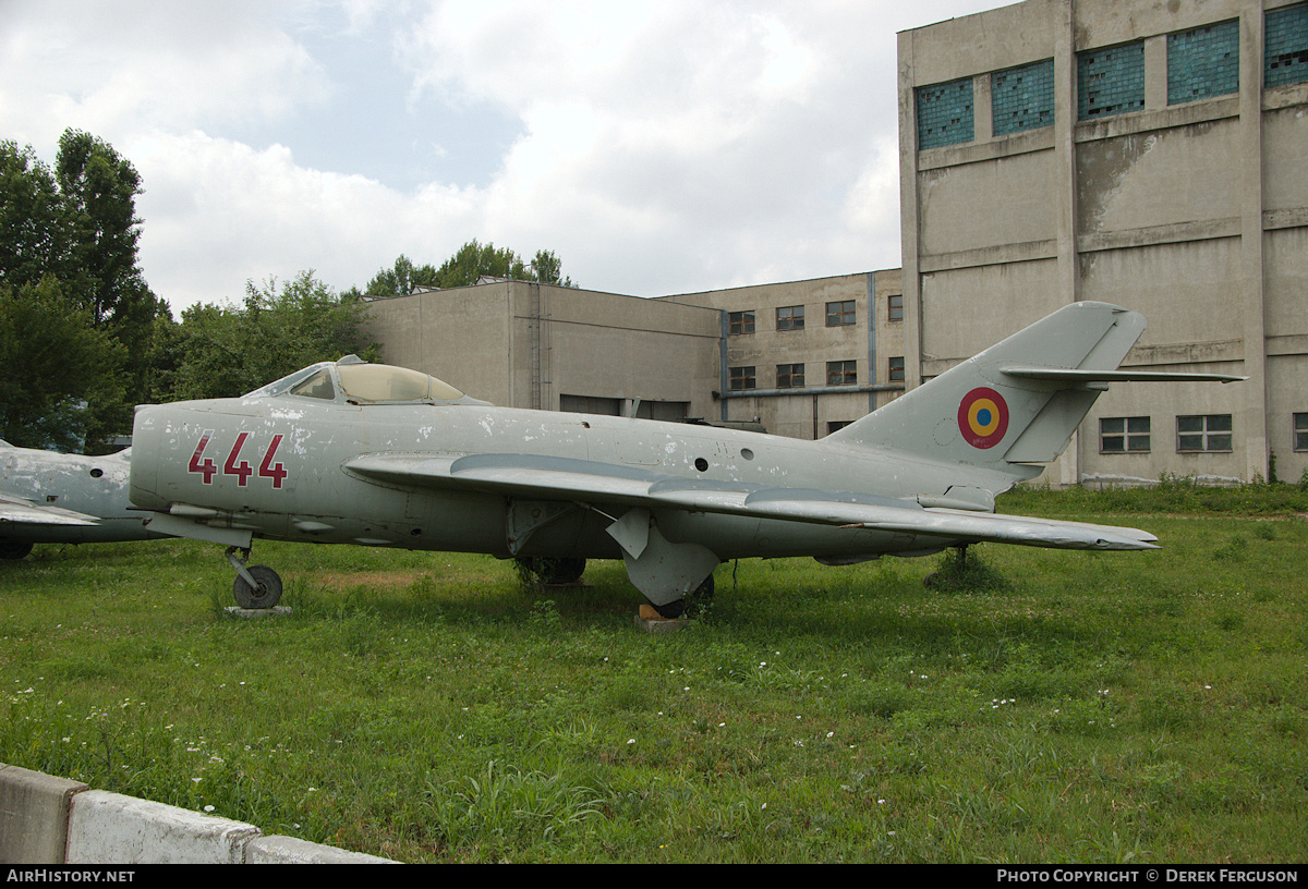 Aircraft Photo of 444 | Mikoyan-Gurevich MiG-17F | Romania - Air Force | AirHistory.net #640105