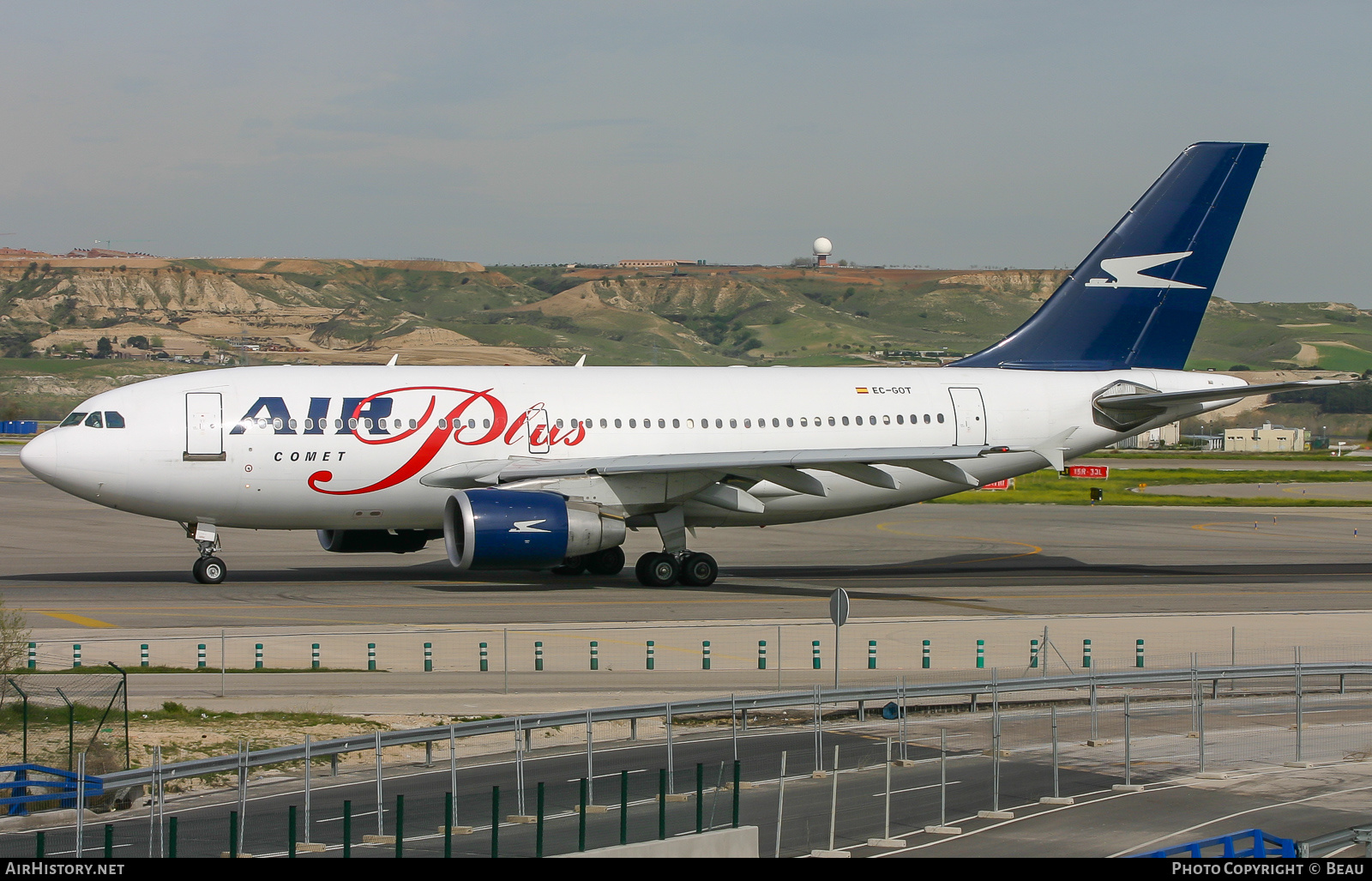 Aircraft Photo of EC-GOT | Airbus A310-324/ET | Air Plus Comet | AirHistory.net #640110