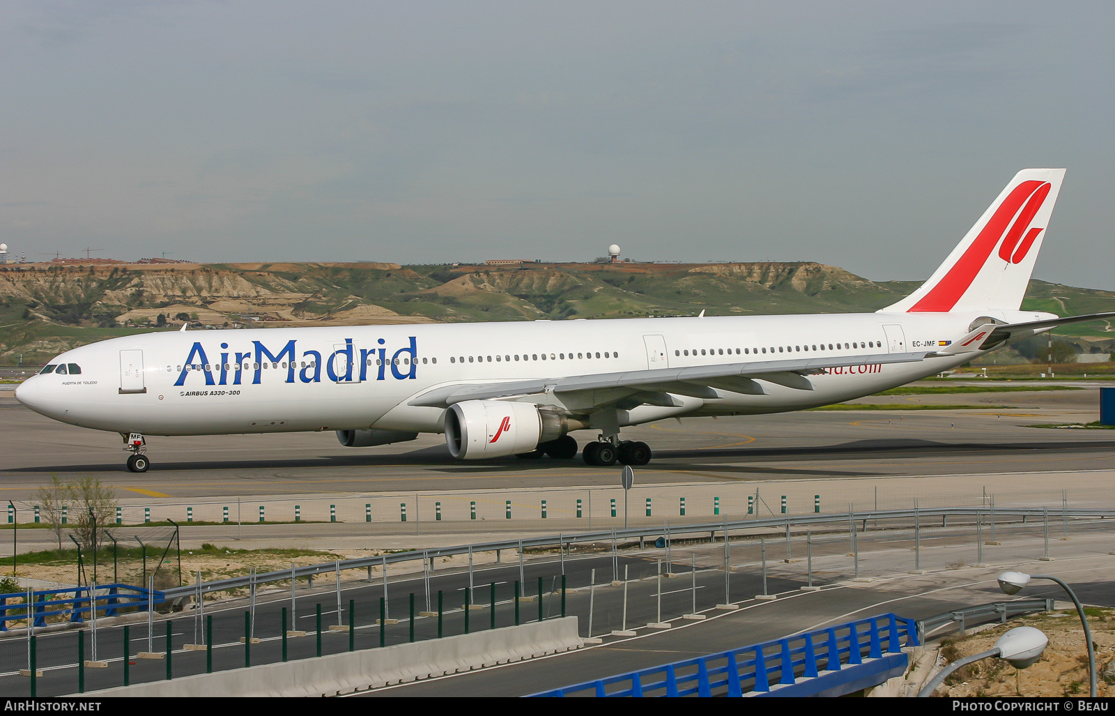 Aircraft Photo of EC-JMF | Airbus A330-301 | Air Madrid | AirHistory.net #640126