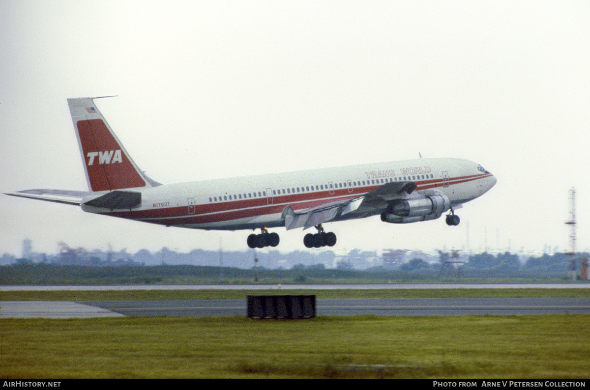Aircraft Photo of N1793T | Boeing 707-331C | Trans World Airlines - TWA | AirHistory.net #640146