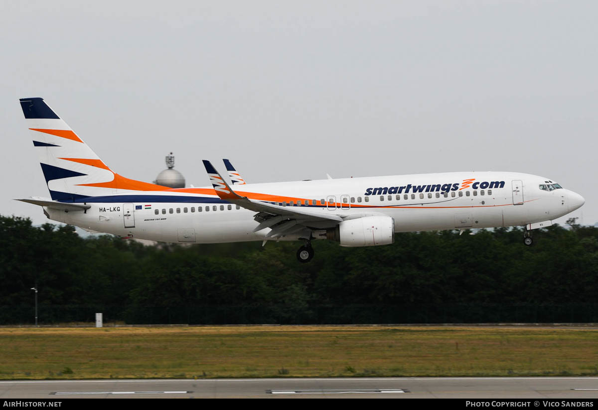 Aircraft Photo of HA-LKG | Boeing 737-8CX | Smartwings | AirHistory.net #640154