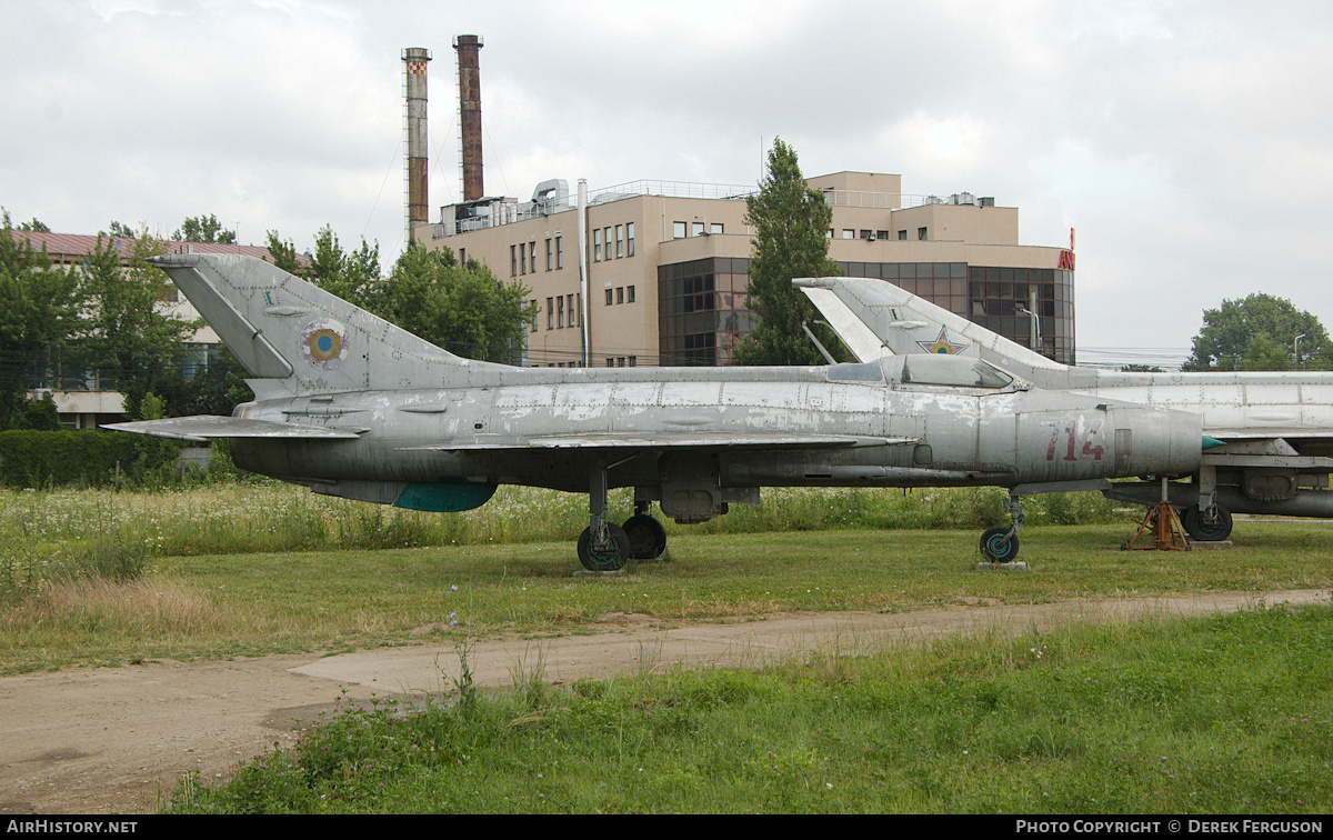Aircraft Photo of 714 | Mikoyan-Gurevich MiG-21F-13 | Romania - Air Force | AirHistory.net #640159