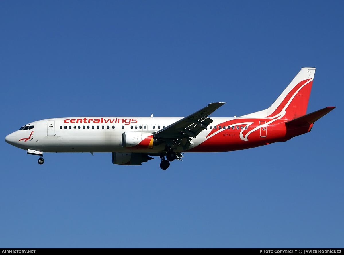 Aircraft Photo of SP-LLI | Boeing 737-4Q8 | Centralwings | AirHistory.net #640173