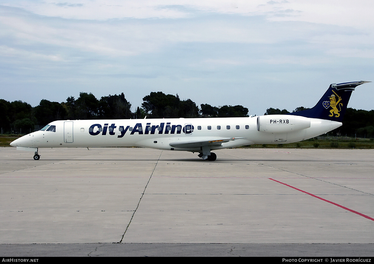 Aircraft Photo of PH-RXB | Embraer ERJ-145MP (EMB-145MP) | City Airline | AirHistory.net #640174