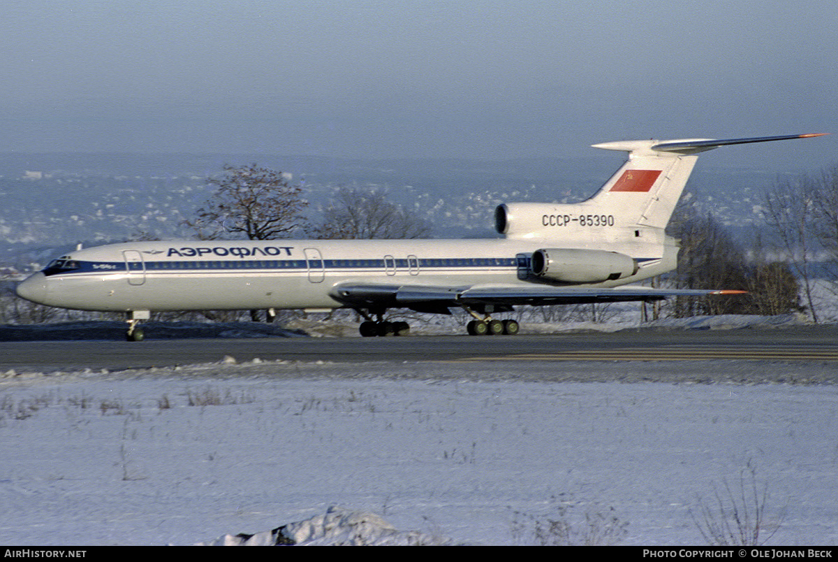 Aircraft Photo of CCCP-85390 | Tupolev Tu-154B-2 | Aeroflot | AirHistory.net #640189