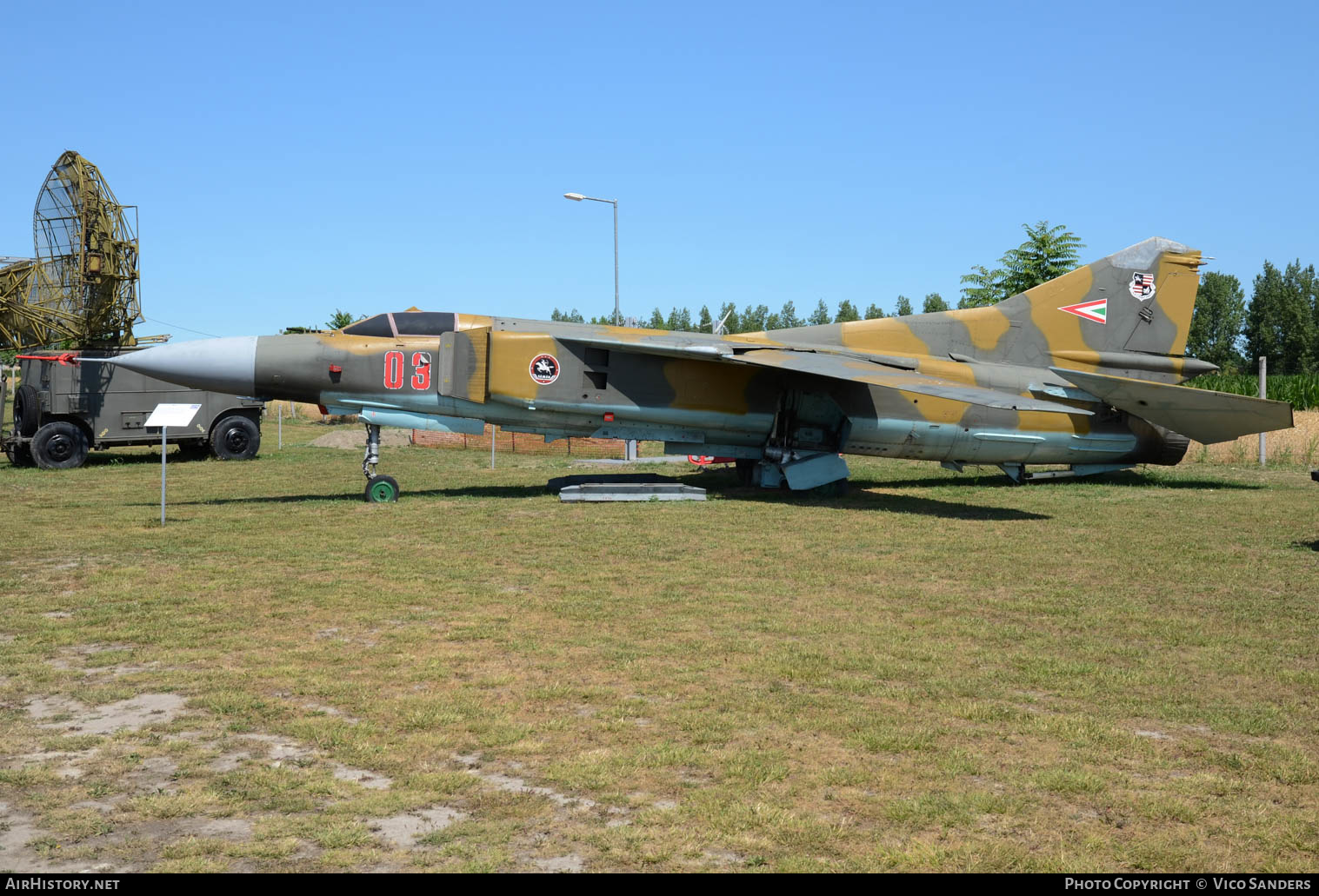 Aircraft Photo of 03 | Mikoyan-Gurevich MiG-23MF | Hungary - Air Force | AirHistory.net #640196