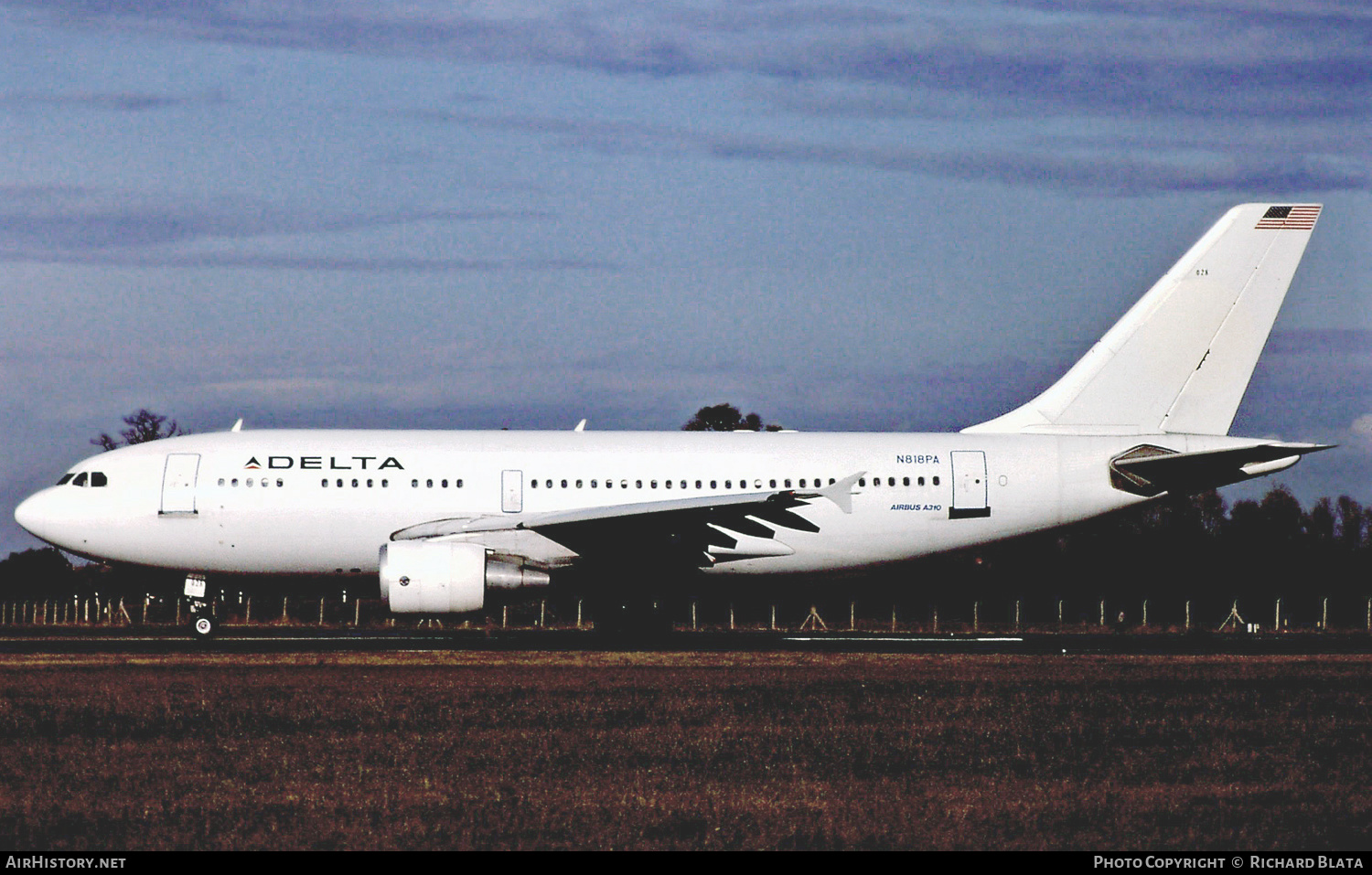 Aircraft Photo of N818PA | Airbus A310-324/ET | Delta Air Lines | AirHistory.net #640214