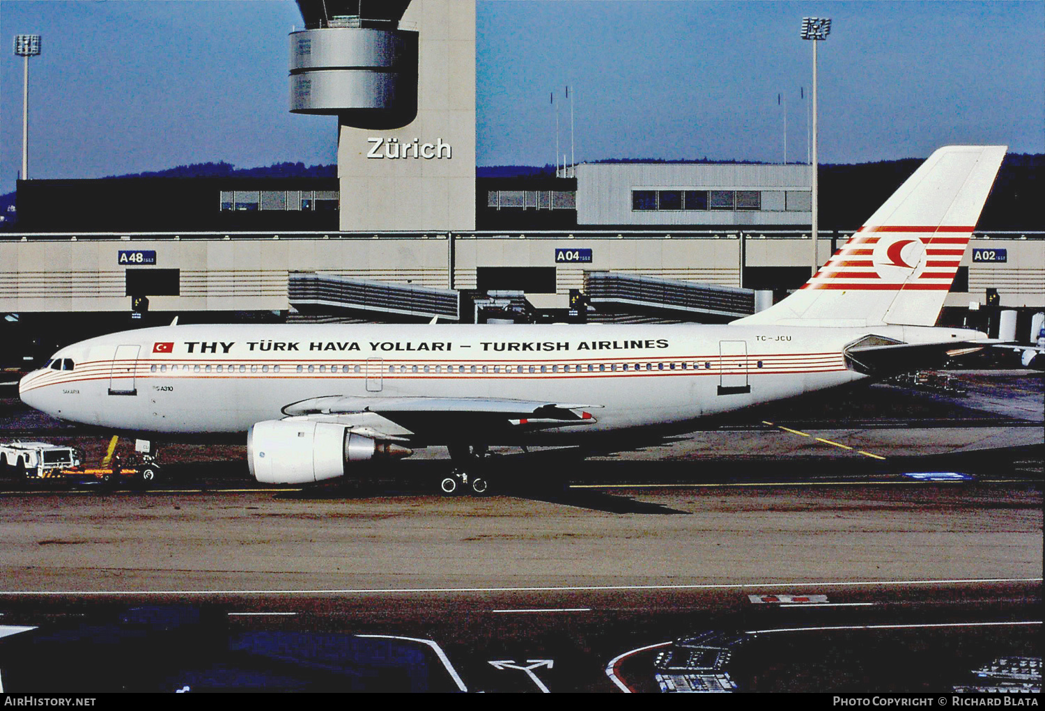 Aircraft Photo of TC-JCU | Airbus A310-203 | THY Türk Hava Yolları - Turkish Airlines | AirHistory.net #640220