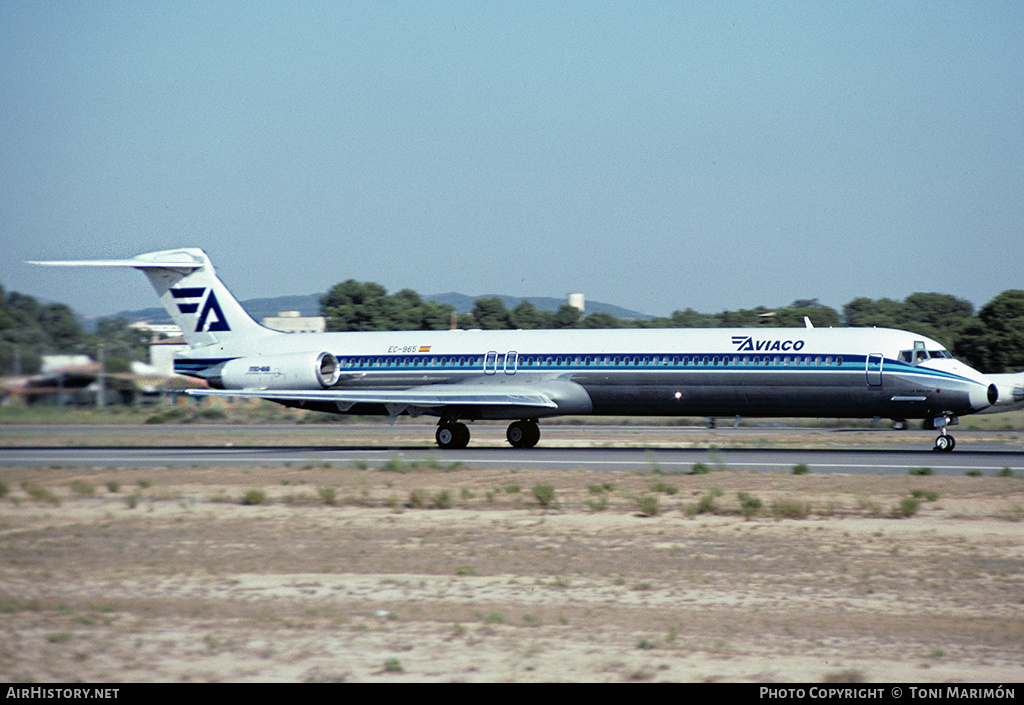 Aircraft Photo of EC-965 | McDonnell Douglas MD-88 | Aviaco | AirHistory.net #640223