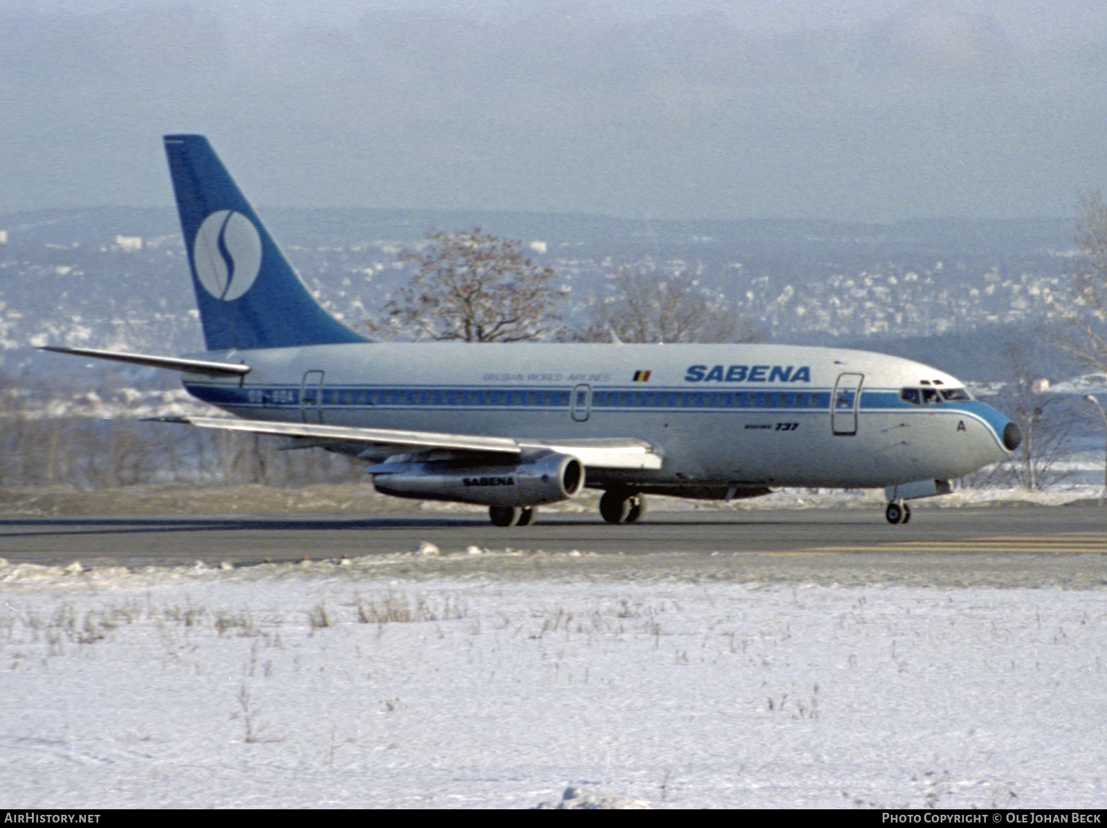 Aircraft Photo of OO-SDA | Boeing 737-229/Adv | Sabena | AirHistory.net #640225