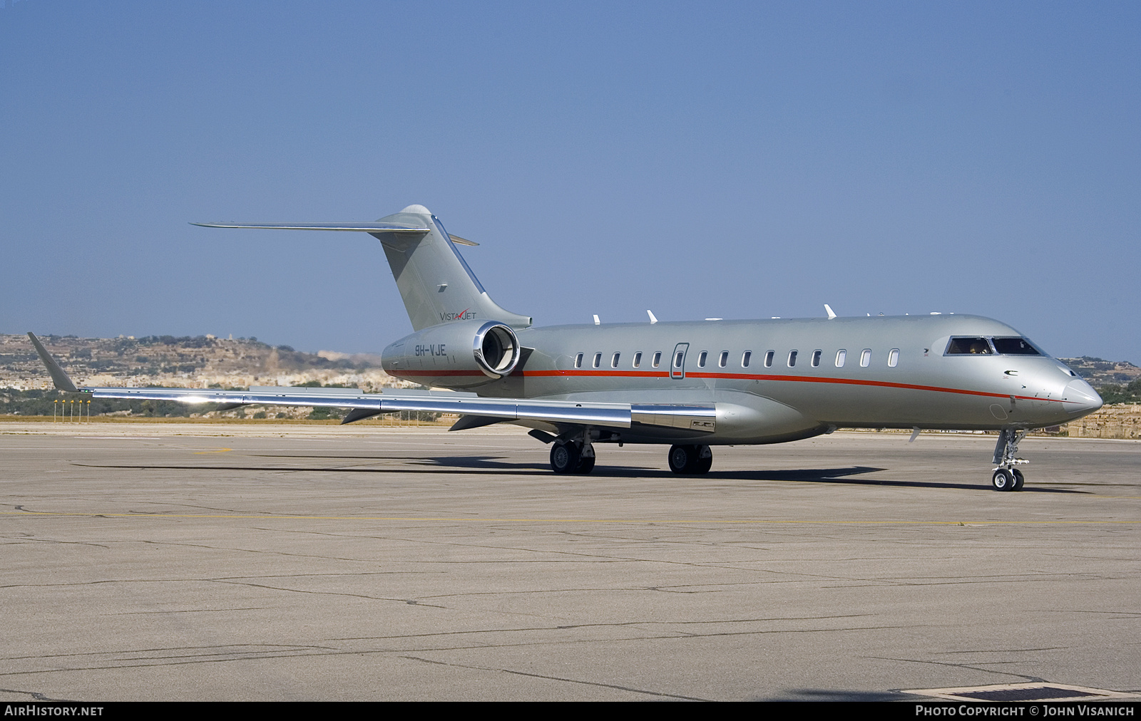 Aircraft Photo of 9H-VJE | Bombardier Global 6000 (BD-700-1A10) | VistaJet | AirHistory.net #640268