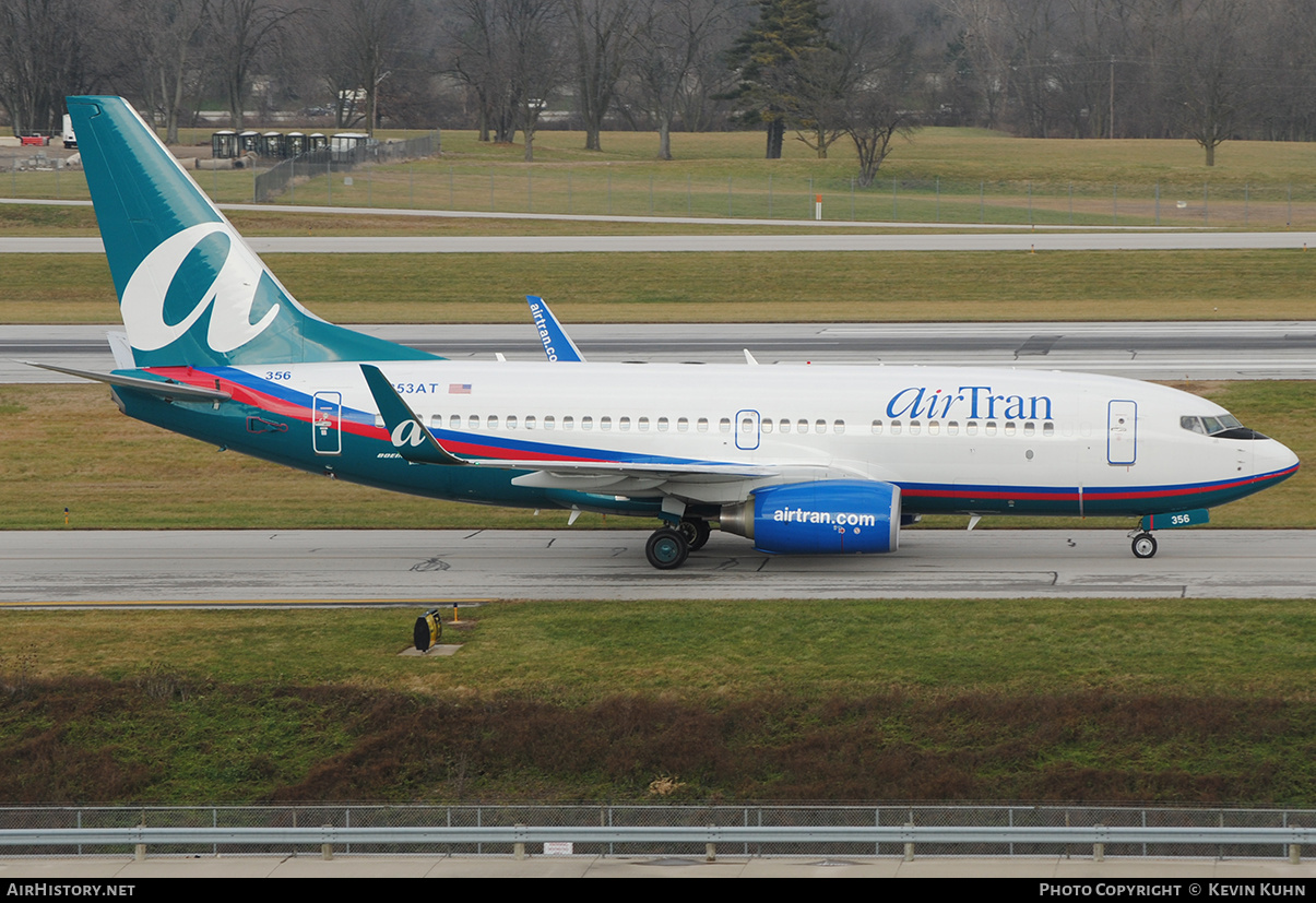 Aircraft Photo of N353AT | Boeing 737-7BD | AirTran | AirHistory.net #640271