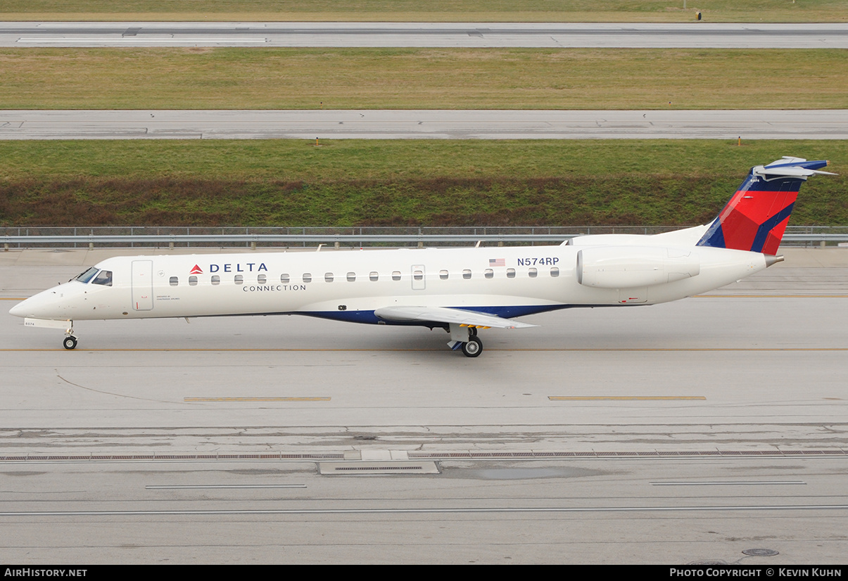 Aircraft Photo of N574RP | Embraer ERJ-145LR (EMB-145LR) | Delta Connection | AirHistory.net #640293