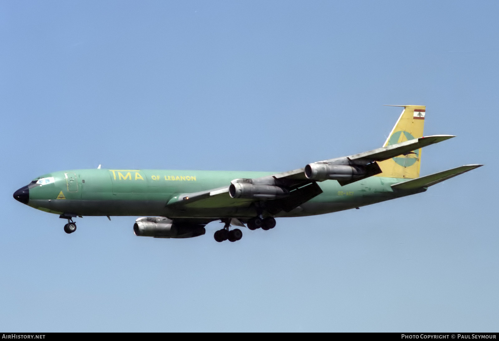 Aircraft Photo of OD-AGZ | Boeing 707-327C | TMA of Lebanon - Trans Mediterranean Airways | AirHistory.net #640326