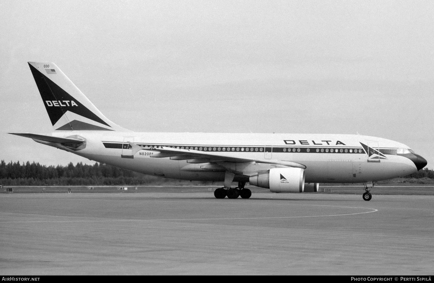Aircraft Photo of N820PA | Airbus A310-324 | Delta Air Lines | AirHistory.net #640342