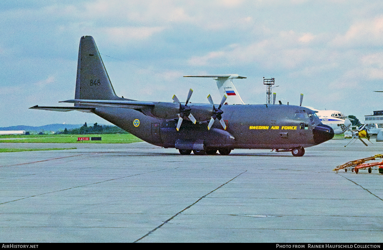 Aircraft Photo of 848 | Lockheed C-130H-3 Hercules | Sweden - Air Force | AirHistory.net #640353