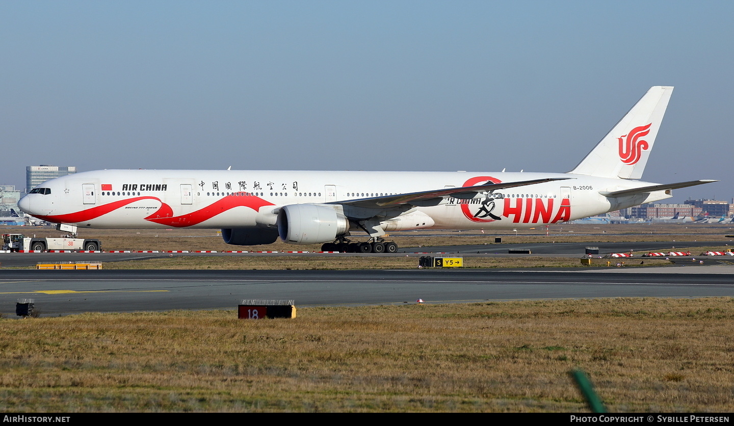 Aircraft Photo of B-2006 | Boeing 777-39L/ER | Air China | AirHistory.net #640389