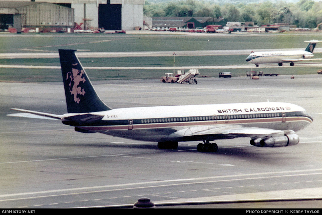Aircraft Photo of G-AYEX | Boeing 707-355C | British Caledonian Airways | AirHistory.net #640400