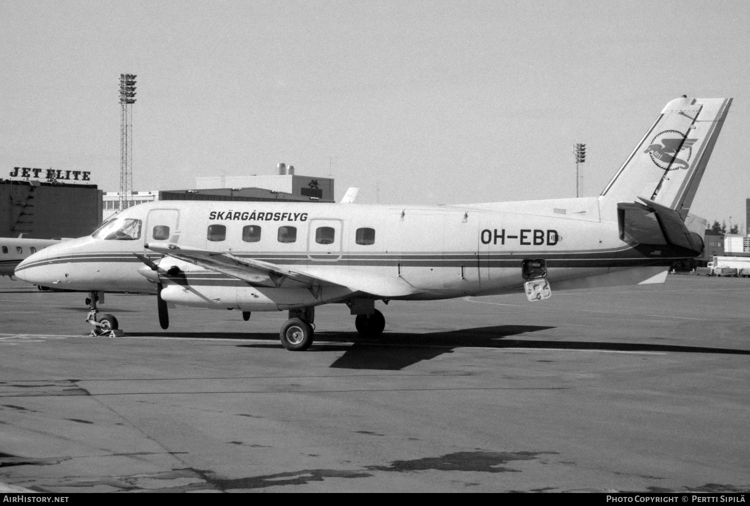 Aircraft Photo of OH-EBD | Embraer EMB-110P1A Bandeirante | Skärgårdsflyg | AirHistory.net #640414