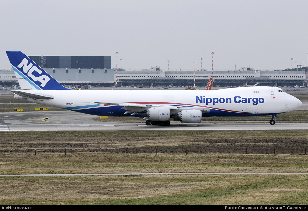 Aircraft Photo of JA16KZ | Boeing 747-8KZF/SCD | Nippon Cargo Airlines - NCA | AirHistory.net #640417