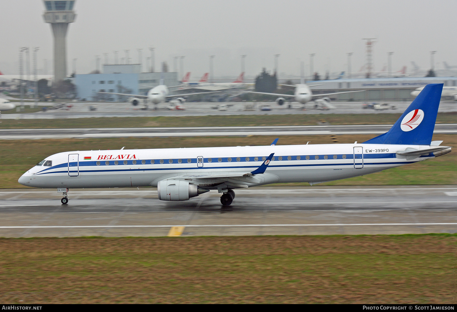 Aircraft Photo of EW-399PO | Embraer 195LR (ERJ-190-200LR) | Belavia | AirHistory.net #640449