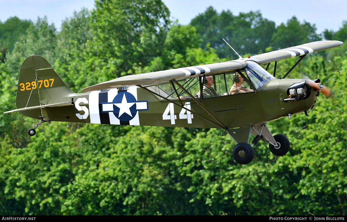 Aircraft Photo of G-BFBY / 329707 | Piper J-3C-65 Cub | USA - Air Force | AirHistory.net #640456