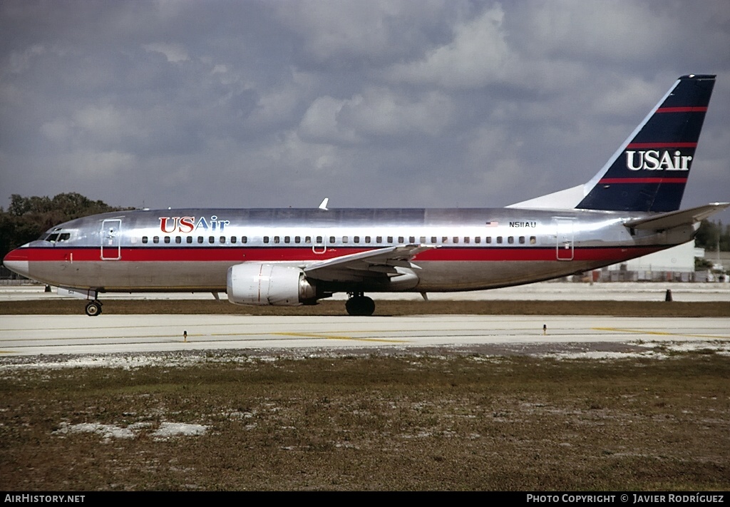 Aircraft Photo of N511AU | Boeing 737-3B7 | USAir | AirHistory.net #640457