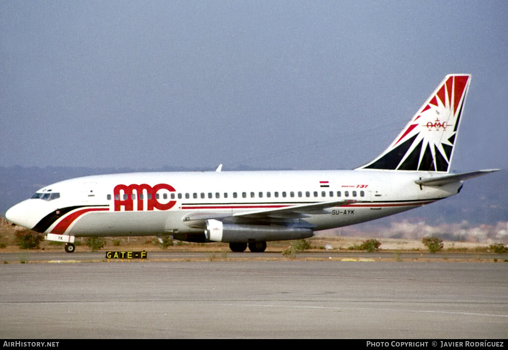 Aircraft Photo of SU-AYK | Boeing 737-266/Adv | AMC Airlines | AirHistory.net #640459
