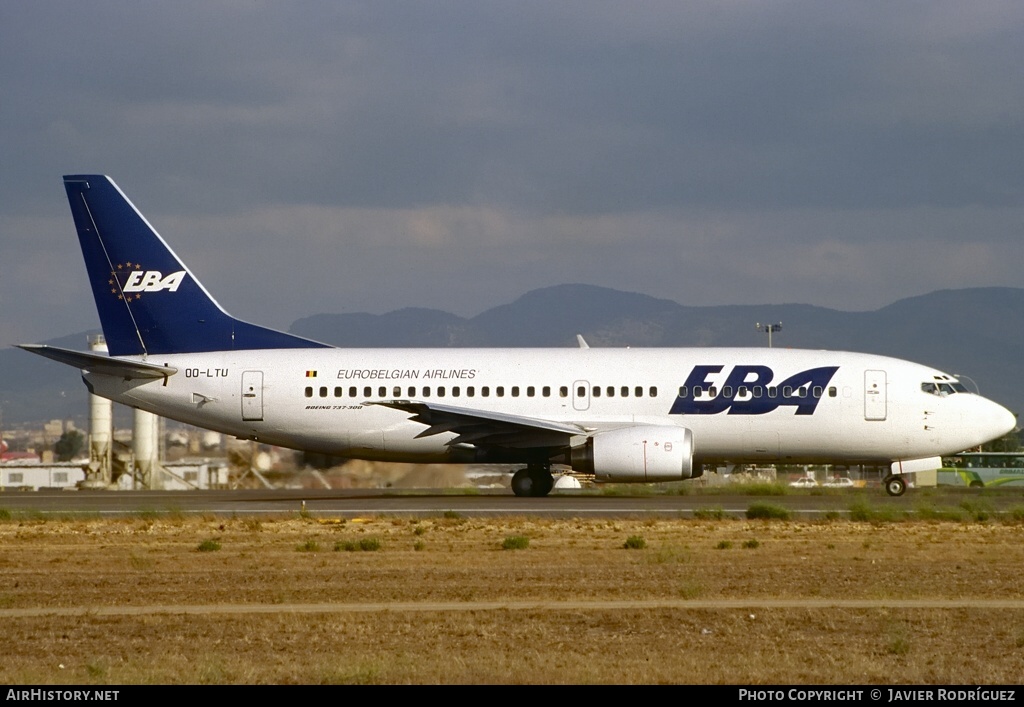 Aircraft Photo of OO-LTU | Boeing 737-33A | EBA - Eurobelgian Airlines | AirHistory.net #640477