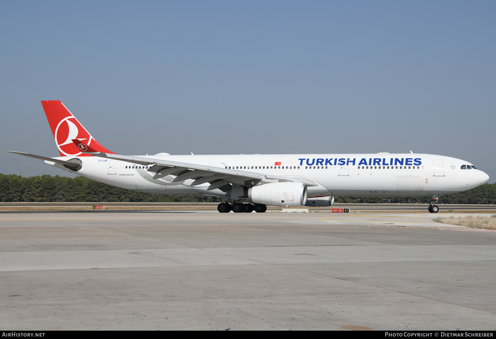 Aircraft Photo of TC-LOD | Airbus A330-343E | Turkish Airlines | AirHistory.net #640486