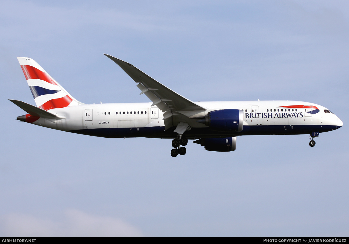 Aircraft Photo of G-ZBJB | Boeing 787-8 Dreamliner | British Airways | AirHistory.net #640514