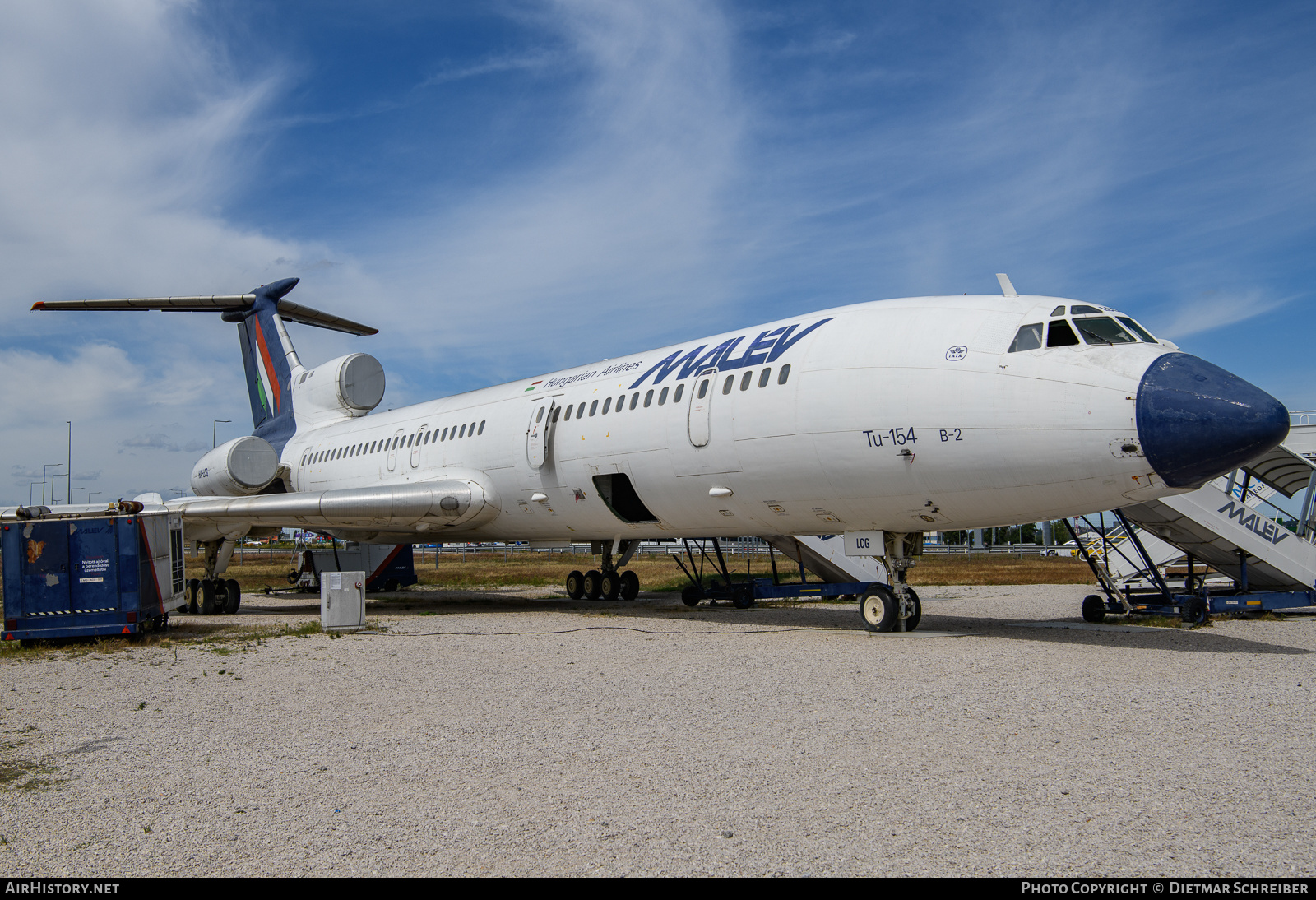 Aircraft Photo of HA-LCG | Tupolev Tu-154B-2 | Malév - Hungarian Airlines | AirHistory.net #640528