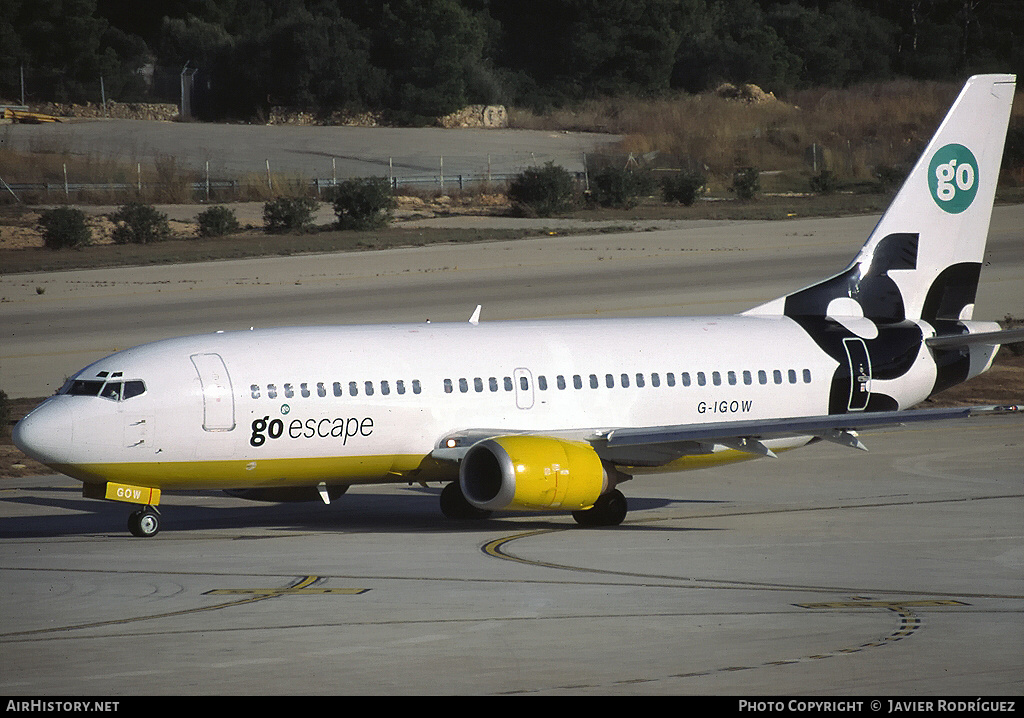 Aircraft Photo of G-IGOW | Boeing 737-3Y0 | Go Fly | AirHistory.net #640533