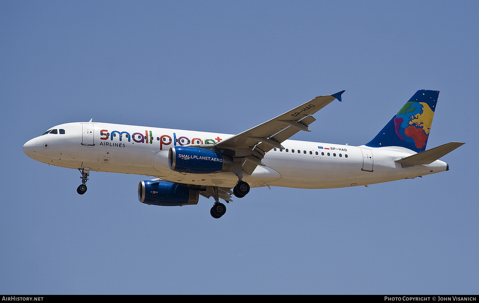 Aircraft Photo of SP-HAD | Airbus A320-232 | Small Planet Airlines | AirHistory.net #640622