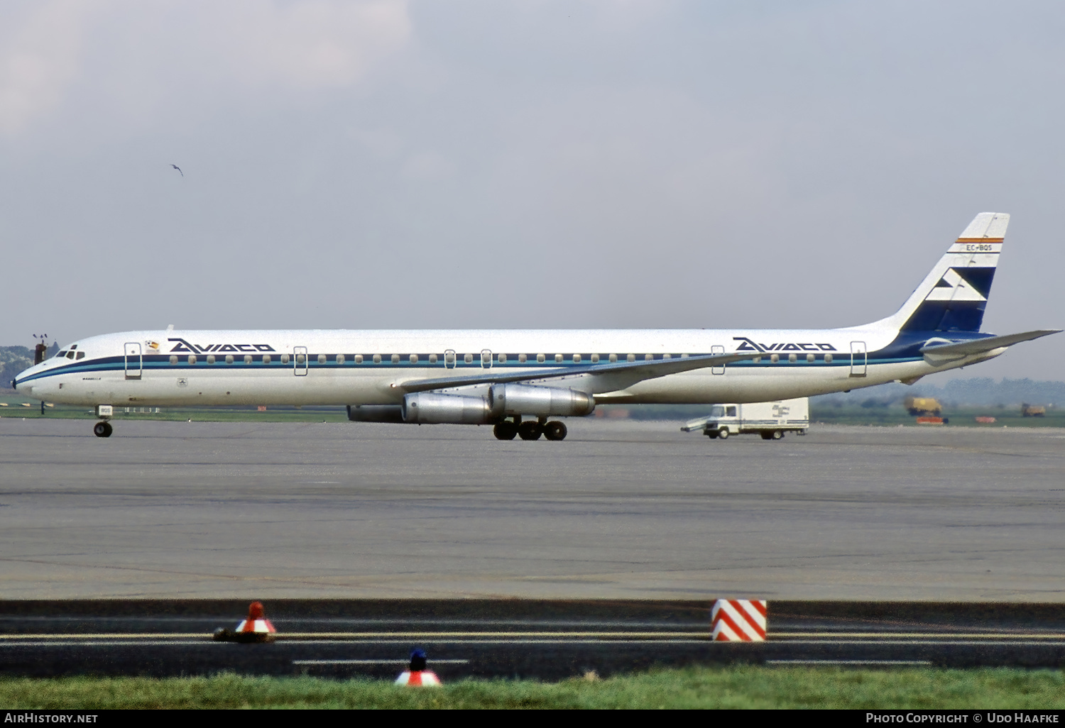 Aircraft Photo of EC-BQS | McDonnell Douglas DC-8-63 | Aviaco | AirHistory.net #640633