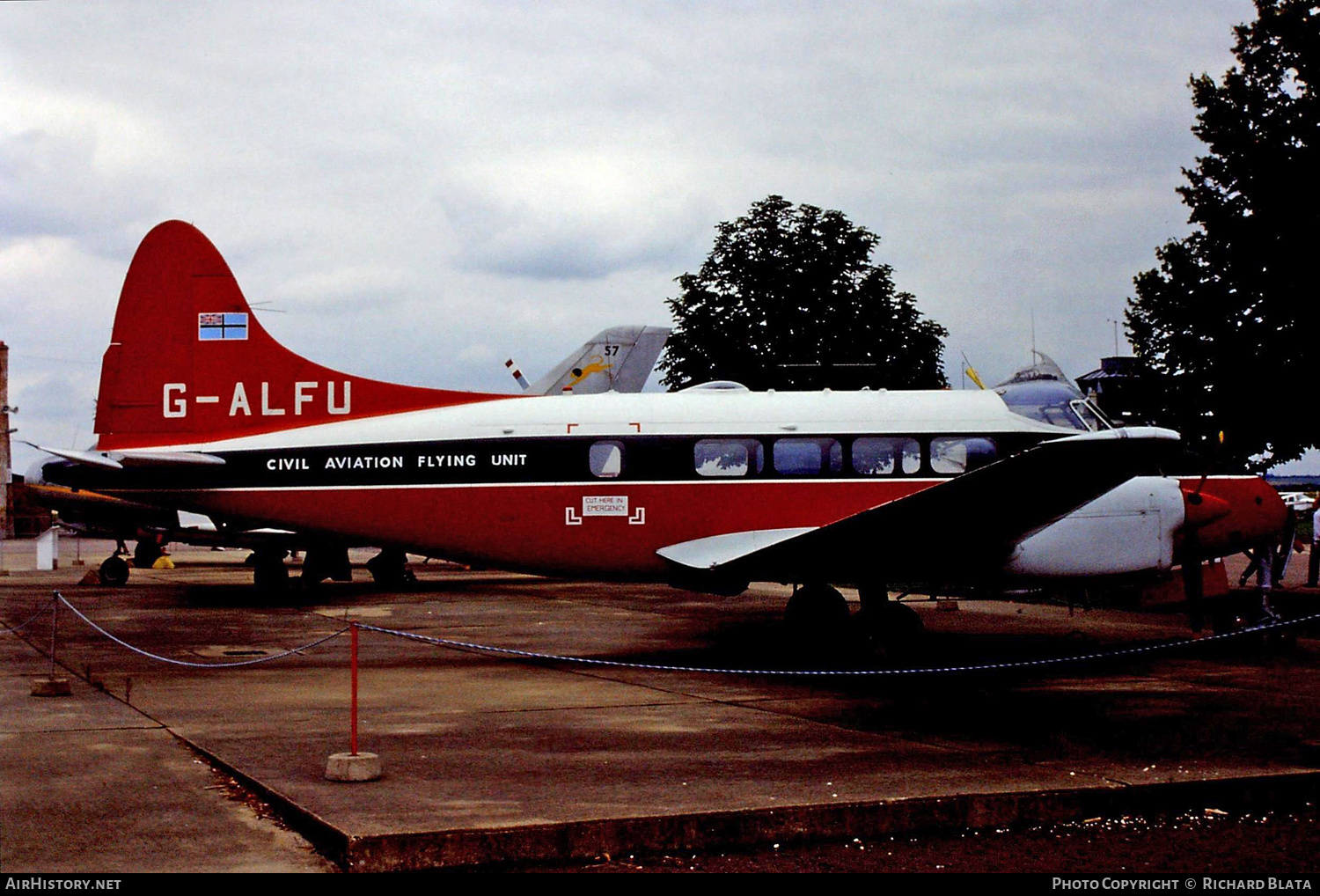 Aircraft Photo of G-ALFU | De Havilland D.H. 104 Dove 6 | Civil Aviation Flying Unit | AirHistory.net #640634