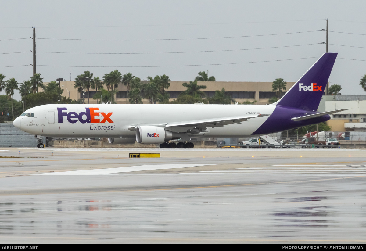 Aircraft Photo of N289FE | Boeing 767-300F | FedEx Express | AirHistory.net #640636