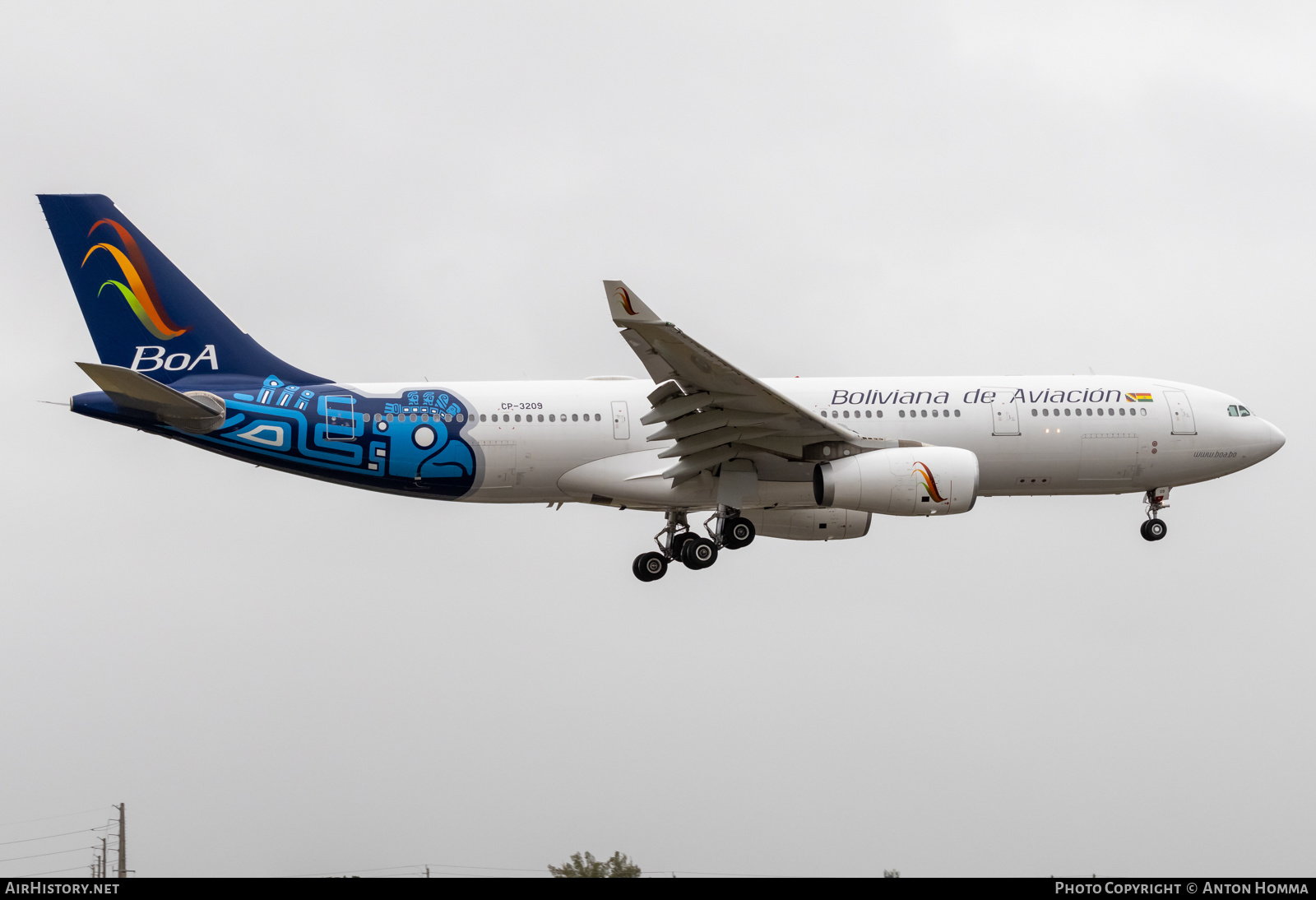 Aircraft Photo of CP-3209 | Airbus A330-243 | Boliviana de Aviación - BoA | AirHistory.net #640645