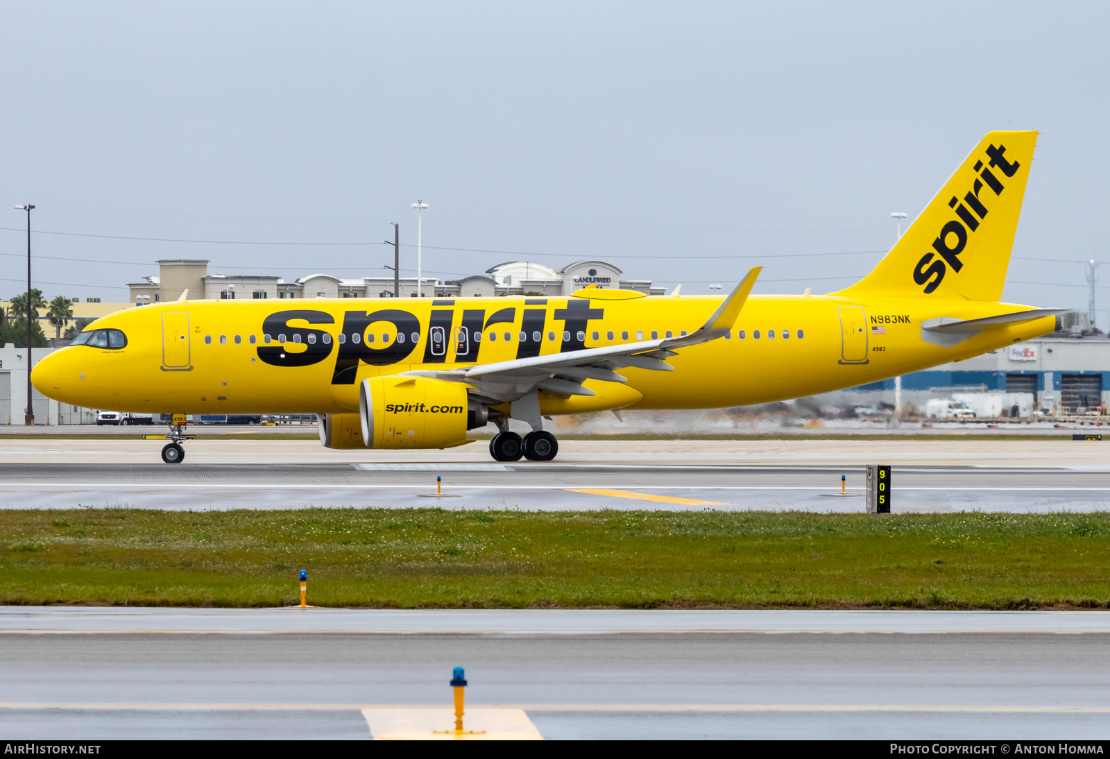 Aircraft Photo of N983NK | Airbus A320-271N | Spirit Airlines | AirHistory.net #640664
