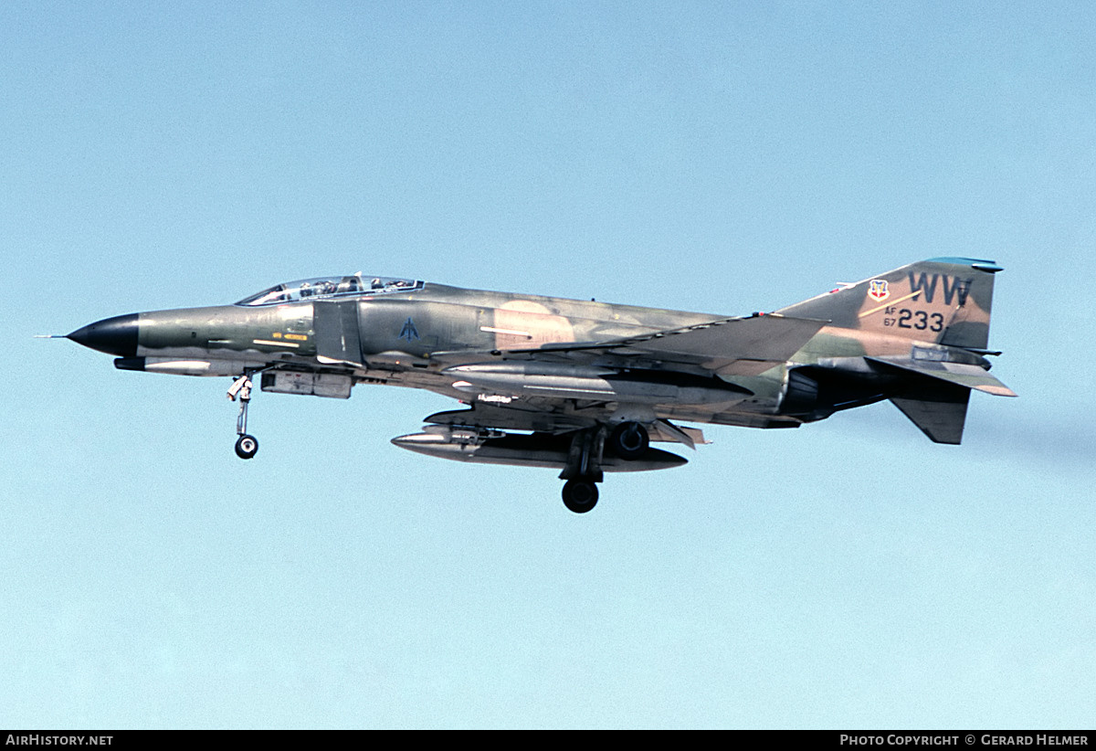 Aircraft Photo of 67-0233 / AF67-233 | McDonnell Douglas F-4E Phantom II | USA - Air Force | AirHistory.net #640666