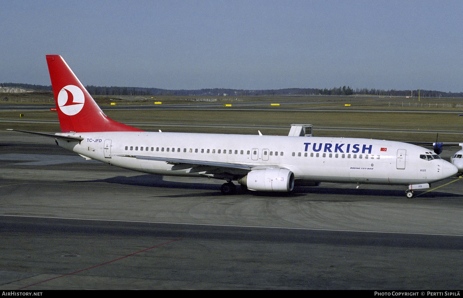 Aircraft Photo of TC-JFD | Boeing 737-8F2 | Turkish Airlines | AirHistory.net #640671