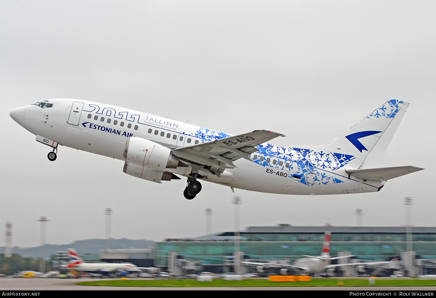 Aircraft Photo of ES-ABO | Boeing 737-505 | Estonian Air | AirHistory.net #640726