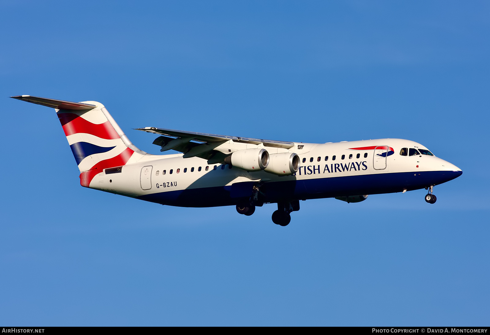 Aircraft Photo of G-BZAU | BAE Systems Avro 146-RJ100 | British Airways | AirHistory.net #640727