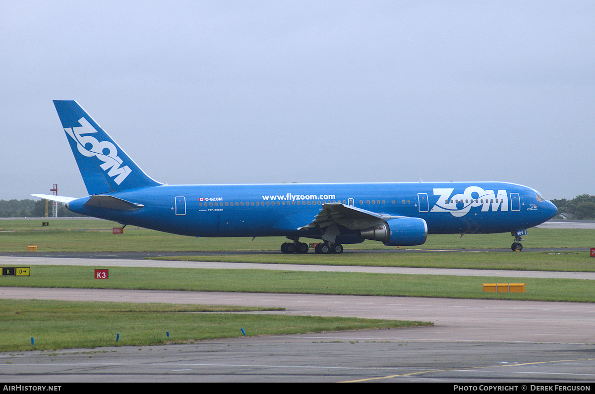 Aircraft Photo of C-GZUM | Boeing 767-328/ER | Zoom Airlines | AirHistory.net #640739