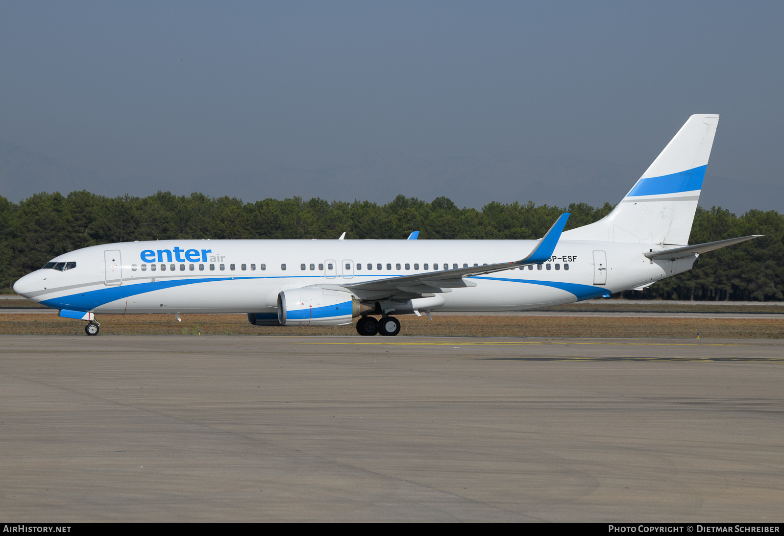 Aircraft Photo of SP-ESF | Boeing 737-8AS | Enter Air | AirHistory.net #640781